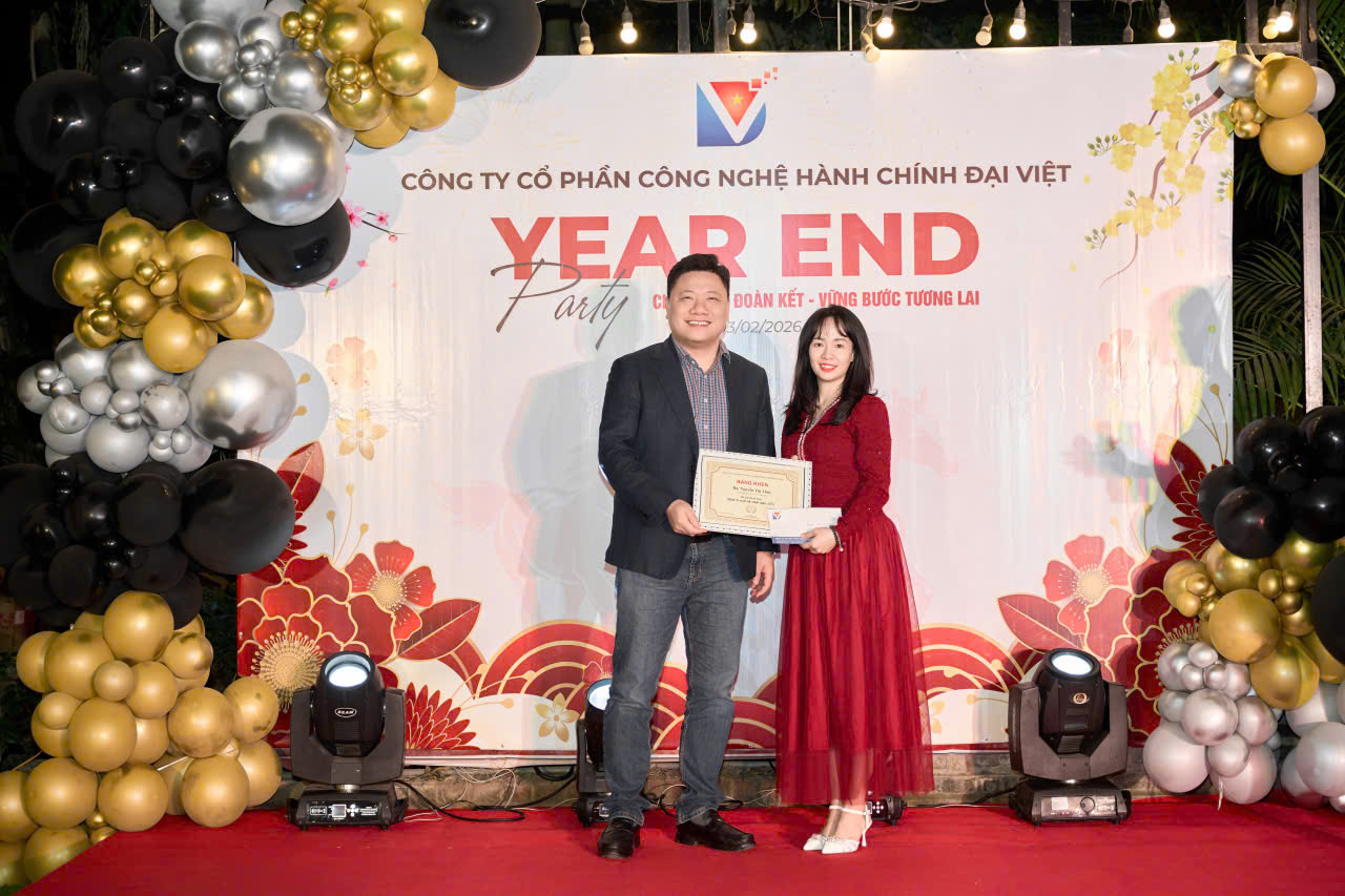 YEAR END PARTY 2025 - CÔNG TY CỔ PHẦN CÔNG NGHỆ HÀNH CHÍNH ĐẠI VIỆT 3